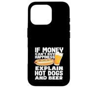 Hot Dog Lover Happiness Hot-dogs et bière Coque pour iPhone 16 Pro