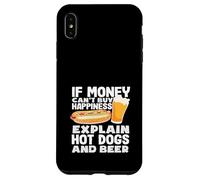 Hot Dog Lover Happiness Hot-dogs et bière Coque pour iPhone XS Max
