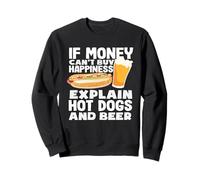 Hot Dog Lover Happiness Hot-dogs et bière Sweatshirt