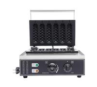 Hot-Dog Machine à gaufres professionnelles en acier inoxydable 1500 W