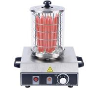 Hot Dog Maker Cuiseur à saucisses en acier inoxydable avec régulateur de température 30-85 °C, chauffe-saucisses professionnel