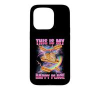Hot Dog Meme Cat My Happy Place Bootleg Glizzy Hot Dog Coque pour iPhone 15 Pro