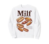 Hot Dog Milf Man I Love Franks Funny Glizzy Lover Hot Dog Sweatshirt