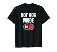 Hot Dog Mode on Funny BBQ Cookout Food Citation T-Shirt