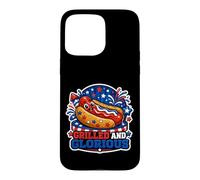 « Hot Dog Patriotique grillé et glorieux » Coque pour iPhone 15 Pro Max