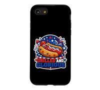 « Hot Dog Patriotique grillé et glorieux » Coque pour iPhone SE (2020) / 7/8