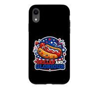 « Hot Dog Patriotique grillé et glorieux » Coque pour iPhone XR