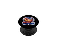 « Hot Dog Patriotique grillé et glorieux » PopSockets PopGrip Adhésif