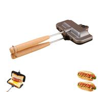 Hot Dog Pocket Maker, Double-Sided Flip Pocket Pan, 2026 Hot Dog Toaster, Pancake & Omelets, And Hots Dogs Toast (1Pcs)
