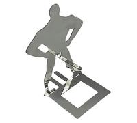 Hot Dog Roaster Stand - Novelty Muscle Man Figure, Solid Stainless Steel Barbecue Racks, Funny Sausage Grilling Skewer Holder, Unique Reusable Outdoor Cook Gadgets - For Backyard Picnic Campers