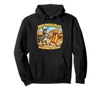 Hot Doggin It Oatman Arizona Drôle Sweat à Capuche