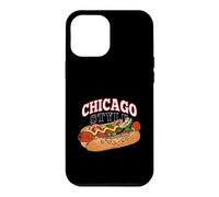 Hot-Dogs de Style Chicago, Amateur de Cuisine Vintage, Chicago Travel Coque pour iPhone 12 Pro Max
