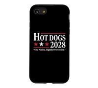 Hot Dogs : Parodie Humoristique des élections du 4 Juillet 2028 Coque pour iPhone SE (2020) / 7/8