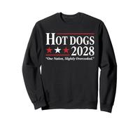 Hot Dogs : Parodie Humoristique des élections du 4 Juillet 2028 Sweatshirt