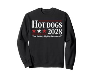 Hot Dogs : Parodie Humoristique des élections du 4 Juillet 2028 Sweatshirt