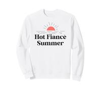 Hot Fiance Summer Engaged Girl Fiancee Bride Bachelorette Sweatshirt