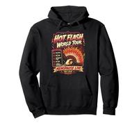 Hot Flash World Tour Humour Ménopause Style Rétro Sweat à Capuche
