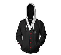 Hot Game Persona 5 Cosplay Ren Amamiya Sweat à capuche unisexe avec impression 3D pour festival, cosplay ou cadeau - Noir - 5X-Large