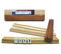 Hot Games Set of 4 Large Mah Jong (Mahjong) Tile Racks with ledges - 40cm