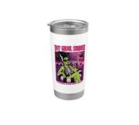 Hot Ghoul Summer, pas de crises, juste du maquillage, des monstres Gobelet isotherme en acier inoxydable double paroi