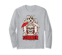 Hot Ghoul Summer Punk Skull Spooky Goth Summerween Manche Longue