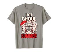 Hot Ghoul Summer Punk Skull Spooky Goth Summerween T-Shirt