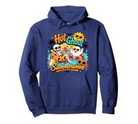 Hot Ghoul Summerween Squelette Ghost Pool Halloween Party Sweat à Capuche