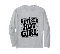 Hot Girl à la Retraite Vibes Fun Summer Manche Longue