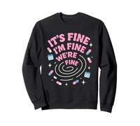 Hot Girl Anxiety Glam Therapy Humour Overthinking Esthétique Sweatshirt