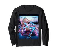 Hot Girl on T-Shirt pour Homme - Bombshell Atomic Pinup Blonde Manche Longue
