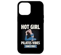 Hot Girl Pilates Vibes Since 1983 Fête d'anniversaire Année de Naissance Coque pour iPhone 12 Pro Max