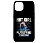 Hot Girl Pilates Vibes Since 1983 Fête d'anniversaire Année de Naissance Coque pour iPhone 13