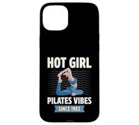 Hot Girl Pilates Vibes Since 1983 Fête d'anniversaire Année de Naissance Coque pour iPhone 15 Plus
