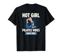Hot Girl Pilates Vibes Since 1983 Fête d'anniversaire Année de Naissance T-Shirt