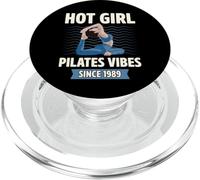 Hot Girl Pilates Vibes Since 1989 Fête d'anniversaire Année de Naissance PopSockets PopGrip pour MagSafe