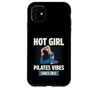 Hot Girl Pilates Vibes Since 2012 Fête d'anniversaire Année de Naissance Coque pour iPhone 11