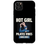 Hot Girl Pilates Vibes Since 2012 Fête d'anniversaire Année de Naissance Coque pour iPhone 11 Pro Max