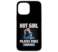 Hot Girl Pilates Vibes Since 2012 Fête d'anniversaire Année de Naissance Coque pour iPhone 13 Pro Max