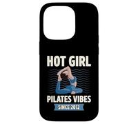 Hot Girl Pilates Vibes Since 2012 Fête d'anniversaire Année de Naissance Coque pour iPhone 14 Pro