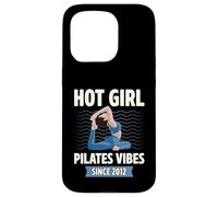 Hot Girl Pilates Vibes Since 2012 Fête d'anniversaire Année de Naissance Coque pour iPhone 15 Pro