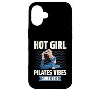 Hot Girl Pilates Vibes Since 2012 Fête d'anniversaire Année de Naissance Coque pour iPhone 16