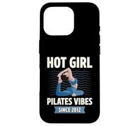 Hot Girl Pilates Vibes Since 2012 Fête d'anniversaire Année de Naissance Coque pour iPhone 16 Pro