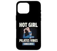 Hot Girl Pilates Vibes Since 2012 Fête d'anniversaire Année de Naissance Coque pour iPhone 16 Pro Max