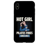 Hot Girl Pilates Vibes Since 2012 Fête d'anniversaire Année de Naissance Coque pour iPhone XS Max