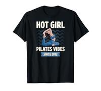 Hot Girl Pilates Vibes Since 2012 Fête d'anniversaire Année de Naissance T-Shirt