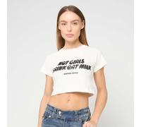 Hot Girls Crop T-Shirt WMN blanc L