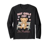 Hot Girls Cry In Public Cute Esthetic Bear Manche Longue