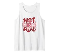 Hot Girls Read Book Lover Feminist Reader Débardeur