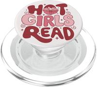 Hot Girls Read Book Lover Feminist Reader PopSockets PopGrip pour MagSafe