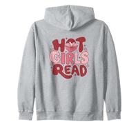 Hot Girls Read Book Lover Feminist Reader Sweat à Capuche